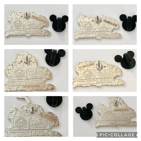 6 Disney Lilo & Stitch Trading Pin Shanghai Hidden Mickey Movie Snacks SHDL 2020 - Picture 2 of 9